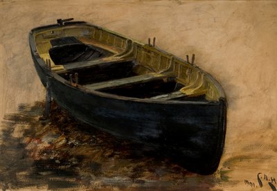 Study of a Boat by Charles Napier Hemy