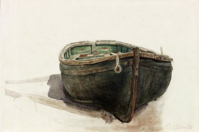 Study of a Dinghy by Charles Napier Hemy