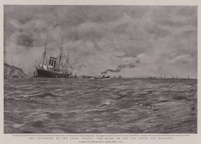 The Stranding of the Liner Paris, the Scene on the Day after the Disaster by Charles Napier Hemy