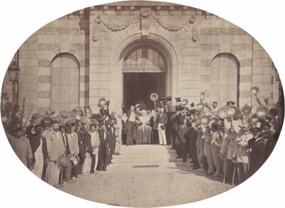 Imperial Asylum of Vincennes: August 15, Salute to the Emperor by Charles Nègre