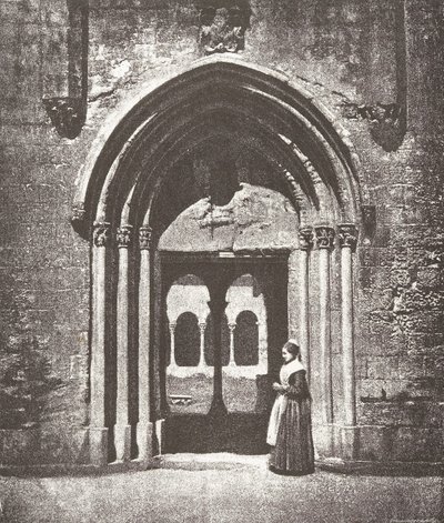 Portail Saint-Trophime, Entrée Du Cloître, Arles, Église Métropolitaine de Saint-Trophime, 1852 by Charles Nègre