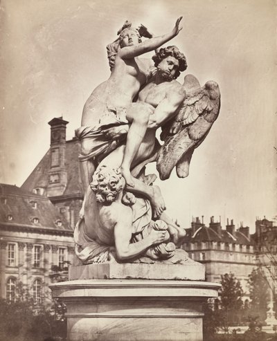Statue des Tuileries: G. Marsy et A. Flamen: Boreas Abducting Oreithyia by Charles Nègre