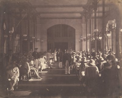 The Refectory of the Imperial Asylum at Vincennes by Charles Nègre