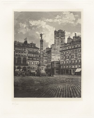 Plate V – Place du Châtelet by Charles Nègre, André Jammes