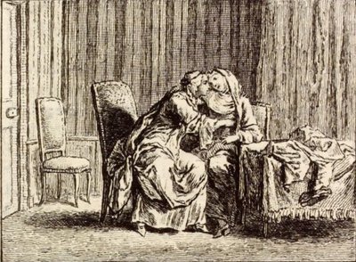 The Seamstress by Charles Nicolas Cochin