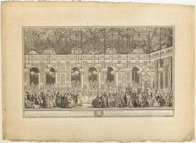 Decoration for a Masked Ball given by the King by Charles Nicolas Cochin I