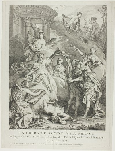 Lorraine Reunited with France by Charles Nicolas Cochin I