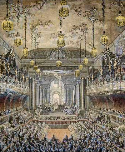 Representation of the ballet comedie 