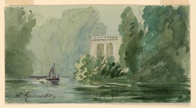 Imaginary Landscape by Charles Nicolas Ransonnette