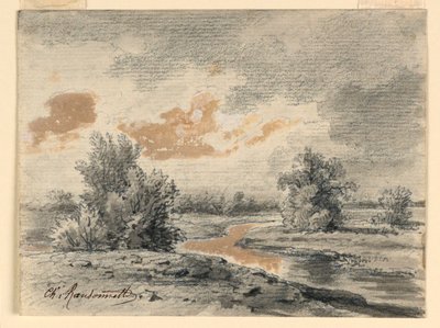 Landscape by Charles Nicolas Ransonnette