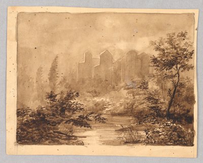 Landscape by Charles Nicolas Ransonnette