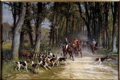 The Hunting Duke of Orleans Ran to the Grove of Sylvie by Charles Oliver de Penne