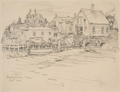 Boothbay Harbor, Maine, 1923 by Charles P. Reiffel
