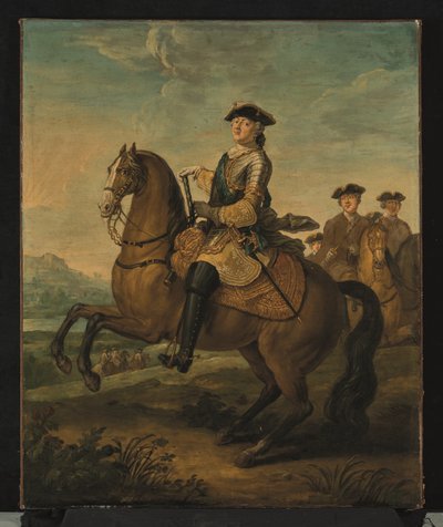 Equestrian Portrait of Louis XV by Charles Parrocel