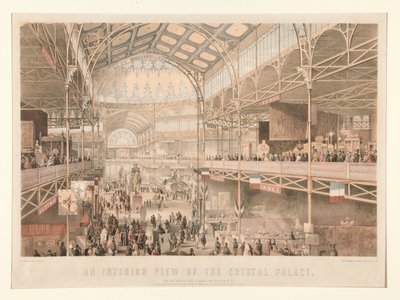 An Interior View of the Crystal Palace by Charles Parsons