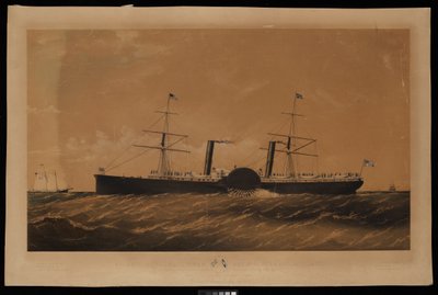Atlantic Royal Mail Steam Navgn. Co. Steamer Adriatic by Charles Parsons