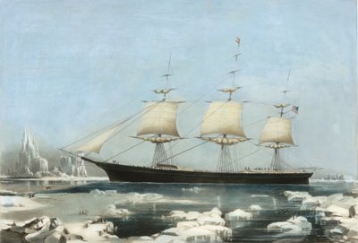 Clipper Ship Red Jacket - In the Ice off Cape Horn, on Her Passage from Australia, to Li..., 1855 by Charles Parsons