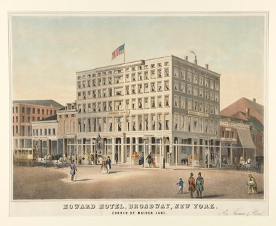Howard Hotel, Broadway, New York by Charles Parsons