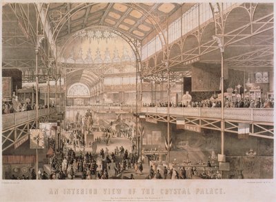 The Interior of the New York Crystal Palace, pub. by Endicott & Co., New York, 1855 by Charles Parsons