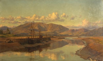 Old Wigtown Quay and Cairnsmuir, c.1890 by Charles Parsons Knight