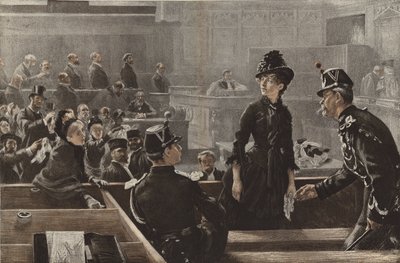 Acquitted, a scene in the Paris courts by Charles Paul Renouard
