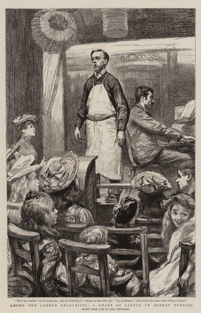 Among the London Anarchists, a Chant of Labour on Sunday Evening by Charles Paul Renouard