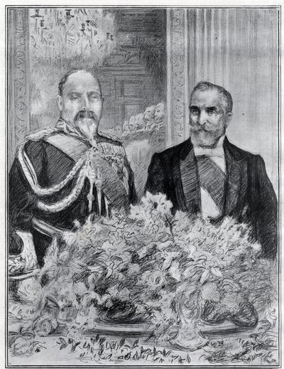Visit of French President Emile Loubet to London by Charles Paul Renouard