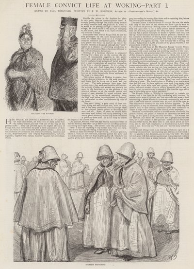 Female Convict Life at Woking by Charles Paul Renouard