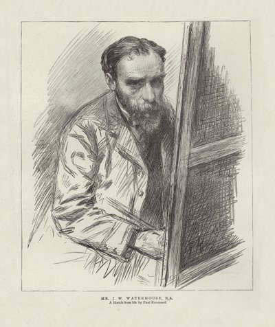 John William Waterhouse by Charles Paul Renouard