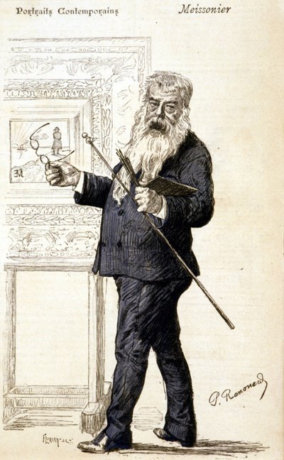 Portrait of Meissonier by Charles Paul Renouard
