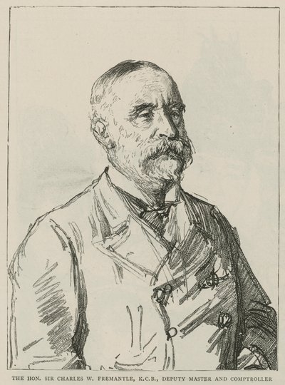The Honourable Sir Charles W Freemantle, KCB, Deputy Master and Comptroller of the Royal Mint by Charles Paul Renouard