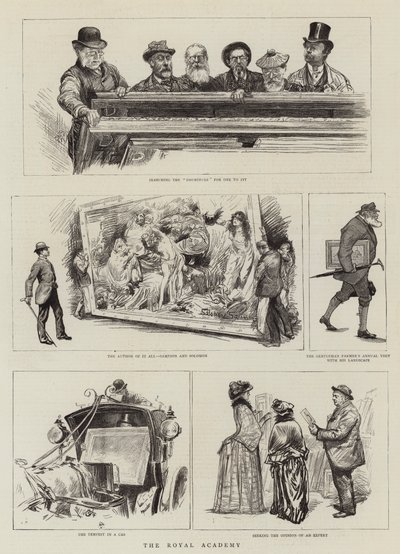 The Royal Academy by Charles Paul Renouard