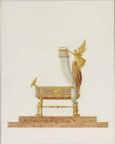 Design of the Bassinet for His Majesty the King of Rome, 1811 by Charles Percier