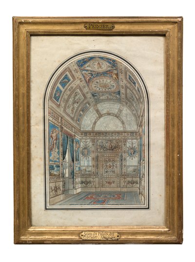 Room in the Casa del Labrador, Royal Palace of Aranjuez by Charles Percier