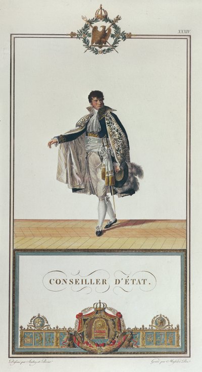 Uniform of the Councillor of State for the Coronation of Napoleon by Charles Percier