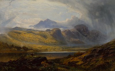 Llyn Crafnant, Moel Siabed in the Distance, North Wales by Charles Pettitt