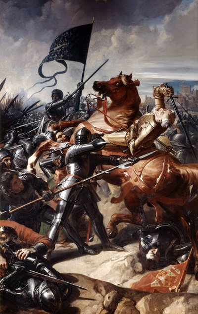 Battle of Castillon, 17th July 1453 by Charles Philippe Lariviere
