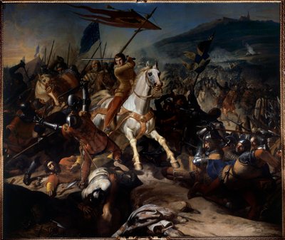 Flemish Wars: The Battle of Mons en Puelle on August 18 by Charles Philippe Lariviere