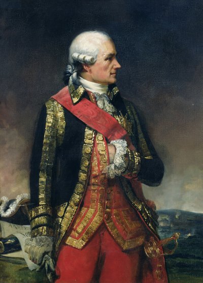 Jean-Baptiste de Vimeur, Count of Rochambeau by Charles Philippe Lariviere