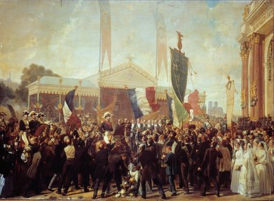 Triumphant Entrance of Prince President Louis Napoleon Bonaparte in Paris October 17 by Charles Philippe Lariviere