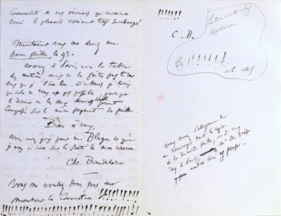 Last Page of a Letter to Baudelaire