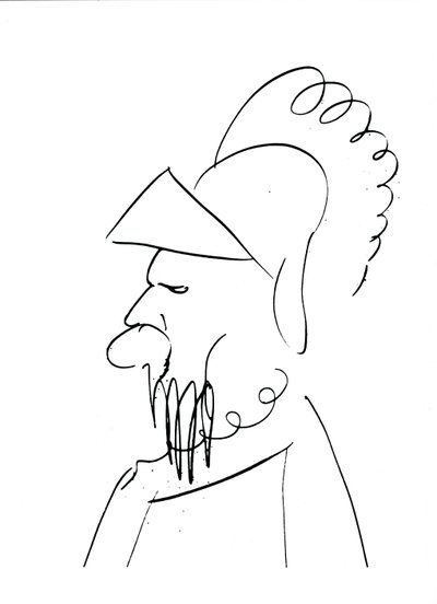 Man with a Helmet by Charles Pierre Baudelaire