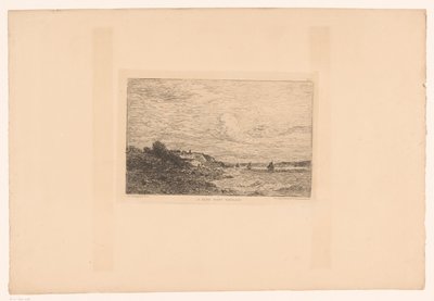 View of the Seine at Honfleur by Charles Pierre Daubigny