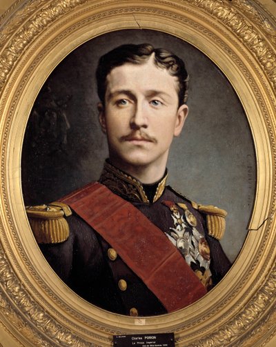Portrait of Prince Imperial Eugene Louis Napoleon (1856 - 1879), Painting by Charles Porion by Charles Porion