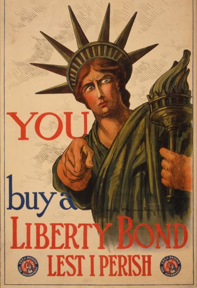 You Buy a Liberty Bond Lest I Perish by Charles Raymond Macauley