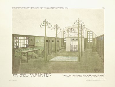 Nursery, c.1901 by Charles Rennie (after) Mackintosh