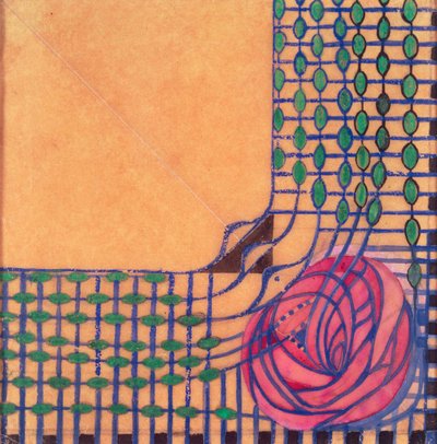 Design for a printed textile by Charles Rennie Mackintosh