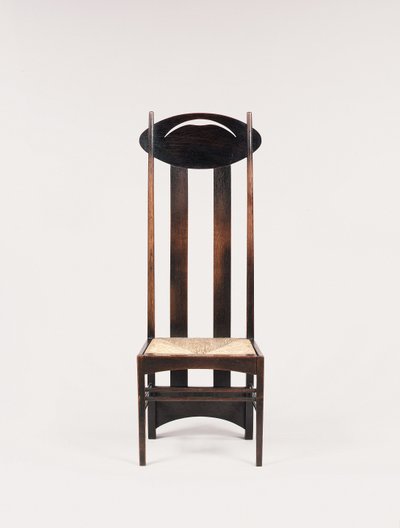 High-Back Side Chair for the Argyle Street Tea Rooms, Glasgow by Charles Rennie Mackintosh