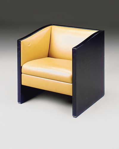 One of a pair of armchairs, late 20th century by Charles Rennie Mackintosh