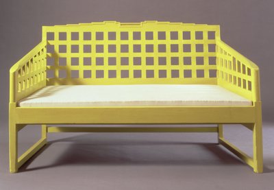 Settle from Dug Out, Miss Cranstons Willow Tearooms by Charles Rennie Mackintosh